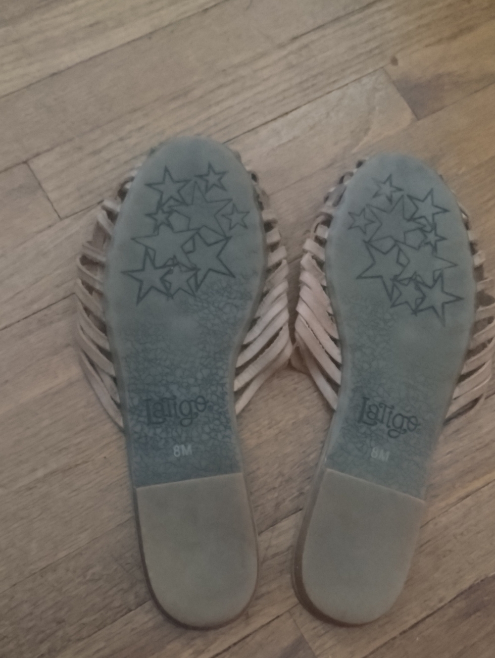 Latigo Blush-Tan Woven Slide Mules - Picture 2 of 3